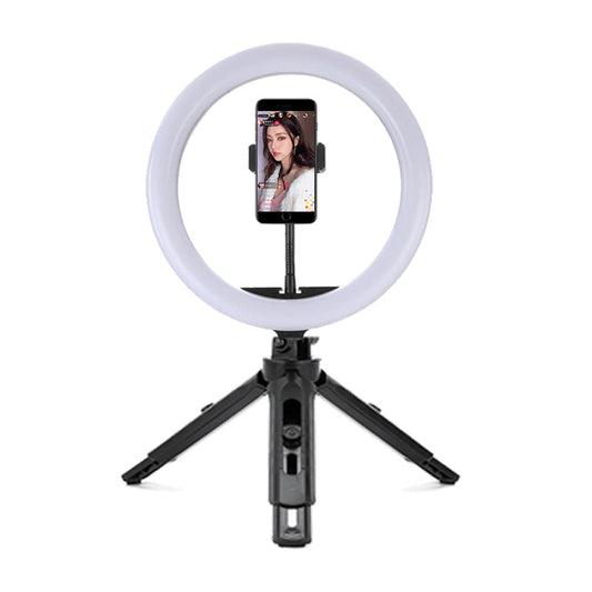 Aro de Luz LED de Escritorio 26 cm – Iluminación Profesional para Videollamadas y Contenido