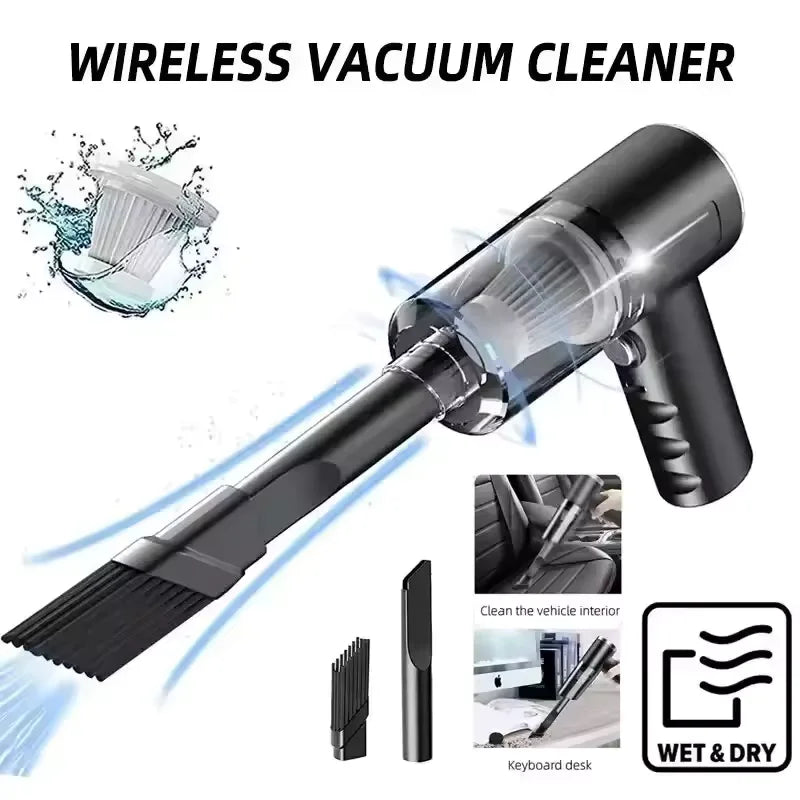Aspirador y soplador inalámbrico 2 en 1 para coche y hogar 120W