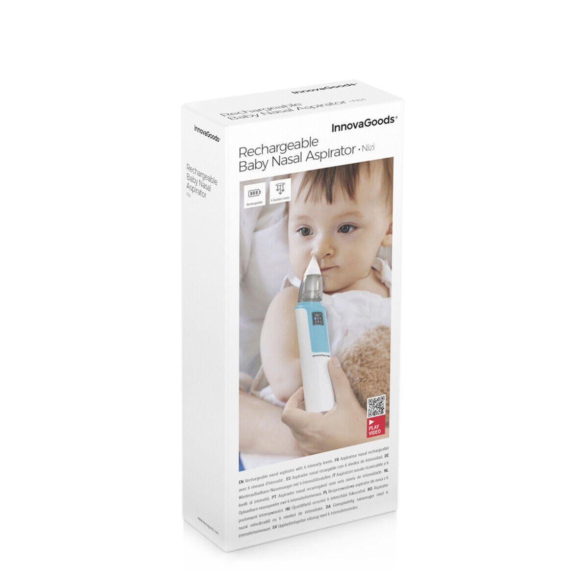 Aspirador Nasal Recargable para Bebés Nizi - innovagizmo.com