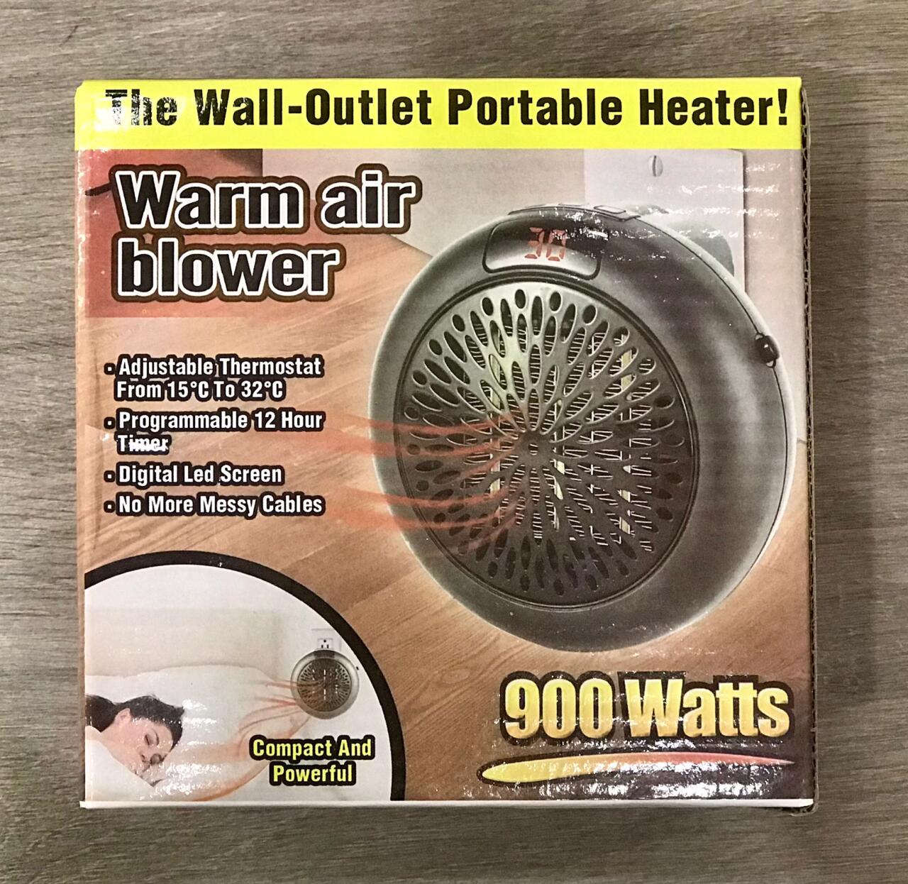 Calefactor Portátil 900W - Compacto, Silencioso y Eficiente - innovagizmo.com