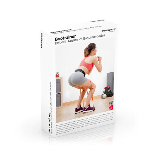 Cinturón con Bandas de Resistencia para Glúteos y Guía de Ejercicios Bootrainer InnovaGoods - innovagizmo.com