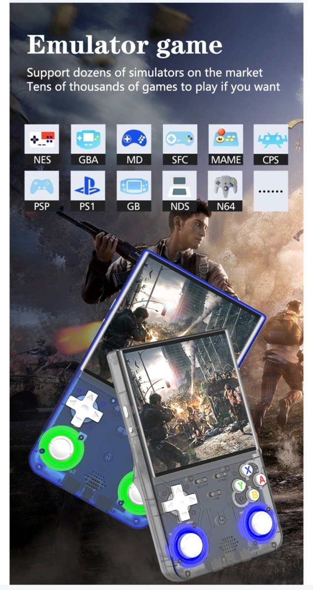 Consola Retro Portátil R36 Ultra: Pantalla 4" HD y Rendimiento Pro