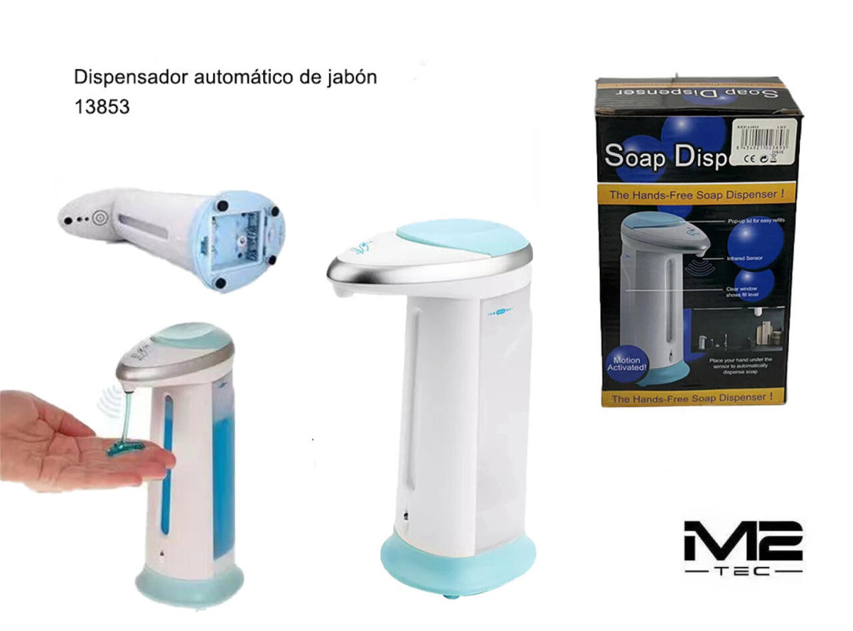 Dispensador Automático de Jabón Inteligente sin Contacto para Baño y Cocina