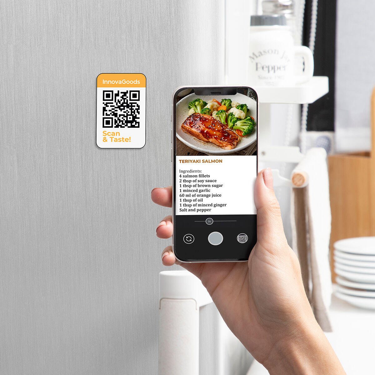 Freidora de Aire InnovaGoods Fryinn Pro 5500 | 5,5 L, 1700 W y 8 Programas - innovagizmo.com