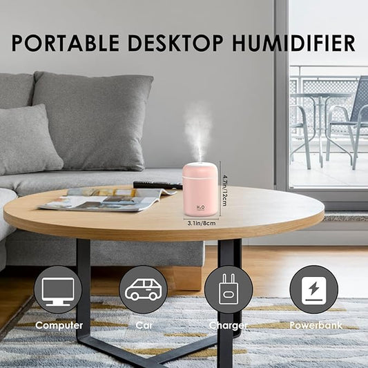 Humidificador LED rosa - innovagizmo.com