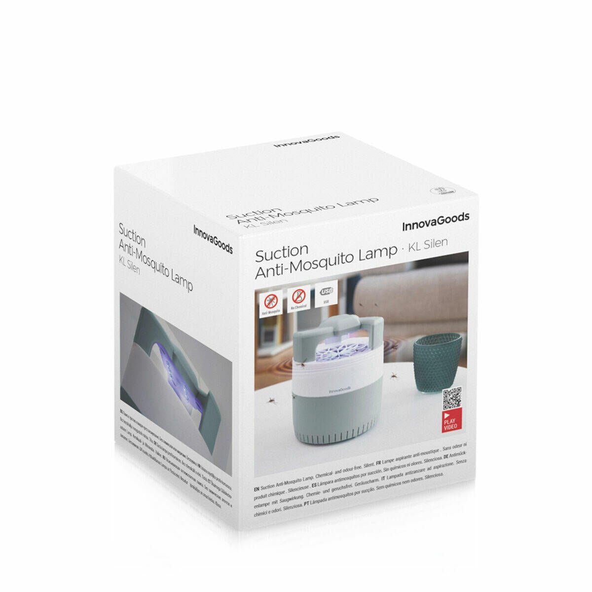 Lámpara Antimosquitos por Succión KL Silen - innovagizmo.com