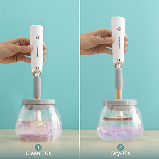 Limpiador y Secador Automático de Brochas de Maquillaje 2 - en - 1 | Maklin InnovaGoods - innovagizmo.com