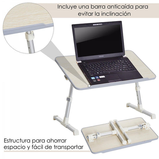 MESA PARA PORTATILES CON VENTILADOR - innovagizmo.com