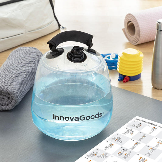 Pesa Rusa de Agua para Entrenamiento Fitness con Guía de Ejercicios Fibell InnovaGoods - innovagizmo.com