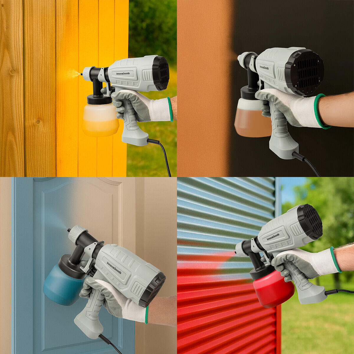 Pulverizador Eléctrico de Pintura 500W HVLP – Alta Precisión y Acabado Profesional