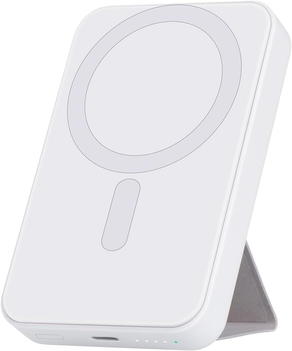 Power Bank Magnético 10000mAh con Carga Inalámbrica Rápida y Compacta