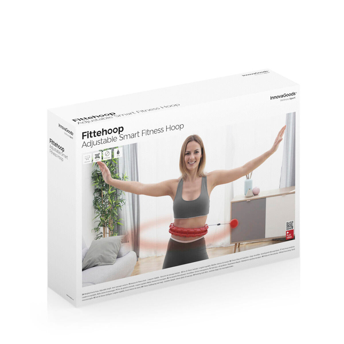 Aro de Fitness Inteligente Ajustable con Peso Fittehoop