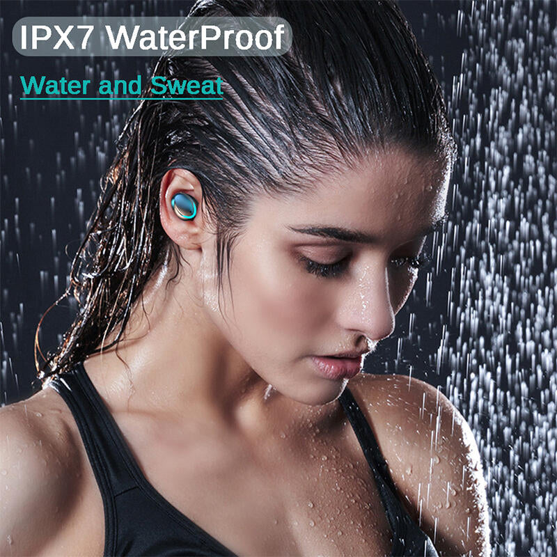 Auriculares Inalámbricos F9 con Pantalla LED y Estuche de Carga