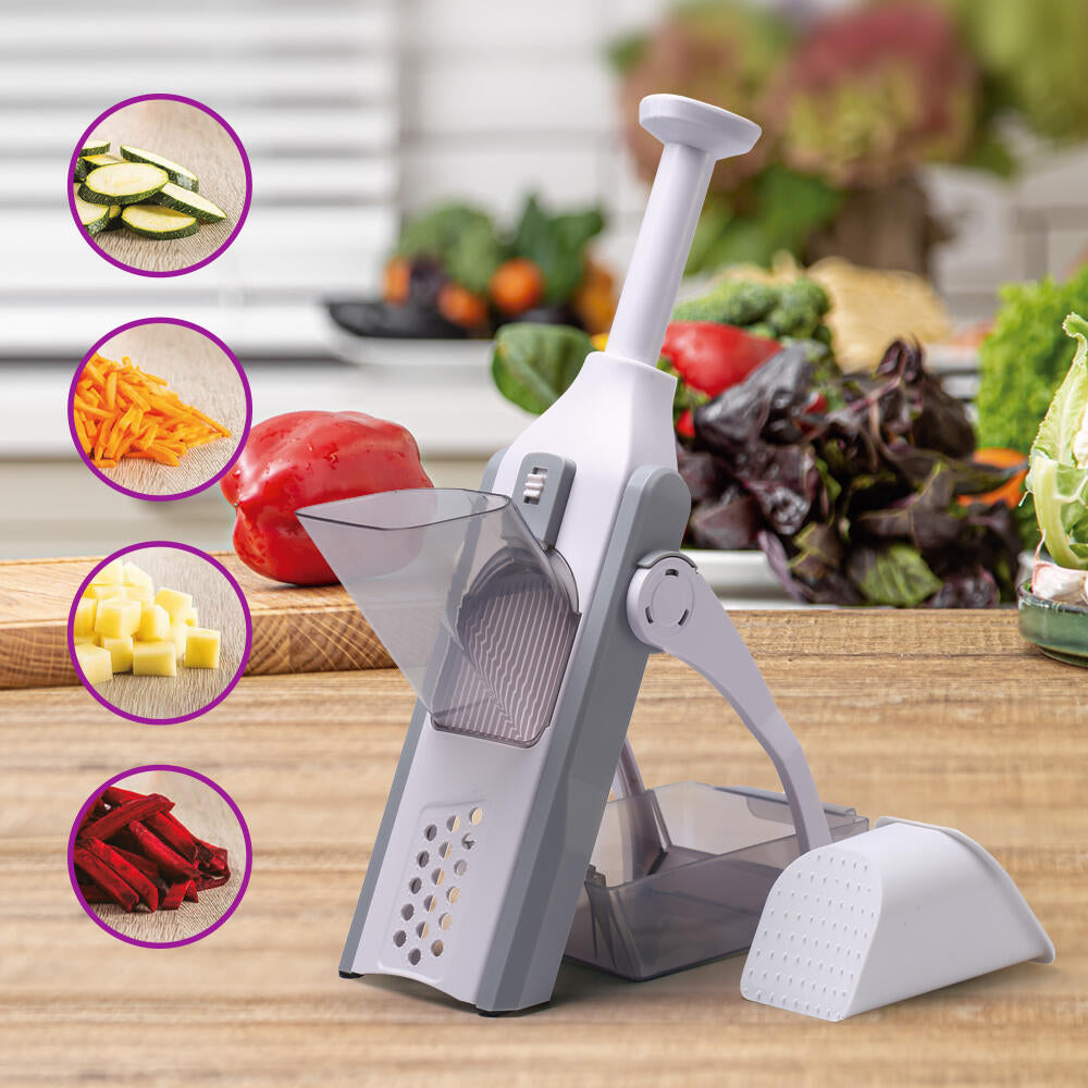Mandolina Cortador de Verduras 4 en 1 – Rápido, Seguro y Multifuncional