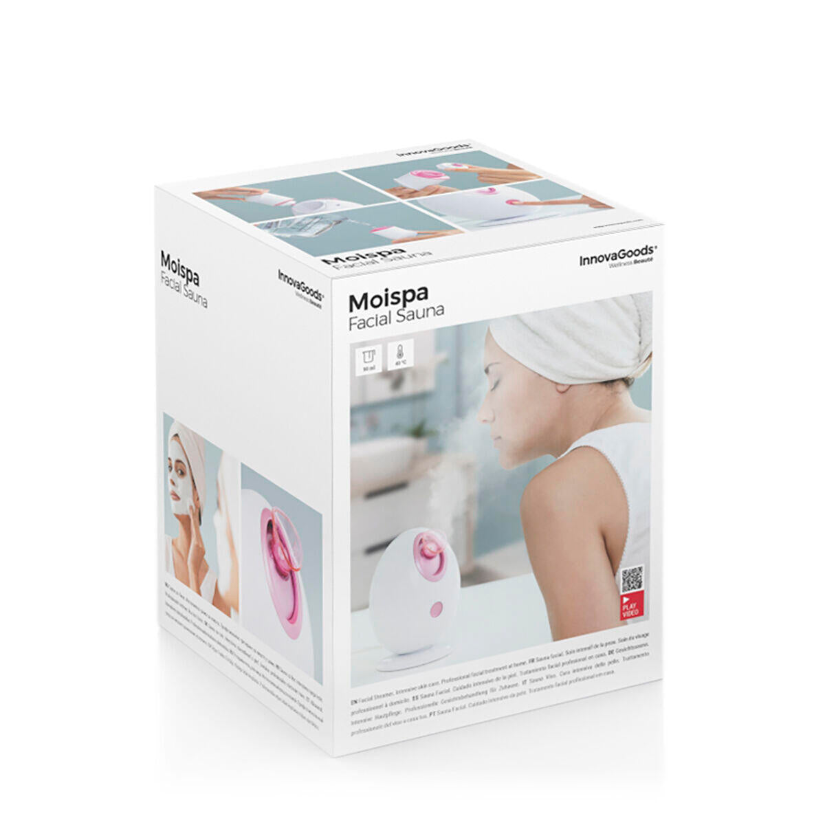 Sauna Facial de Vapor Moispa InnovaGoods