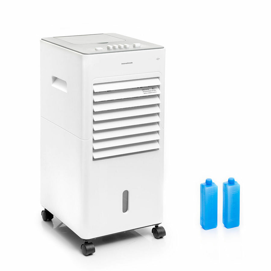 Climatizador Evaporativo Portátil Airvecove InnovaGoods | Enfría, Humidifica y Purifica con Depósito 5 L