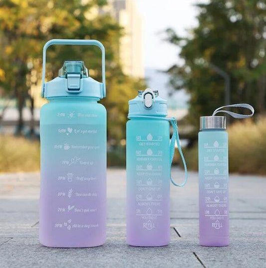 Set de 3 Botellas de agua Redondos - innovagizmo.com