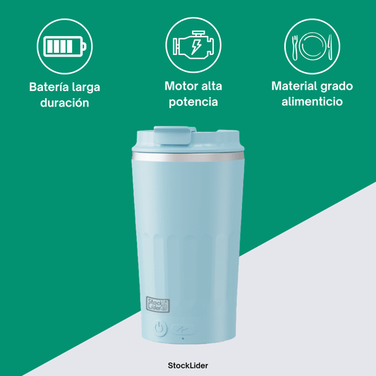 Vaso Mezclador Automático 400 ml | Bebidas listas en segundos - innovagizmo.com