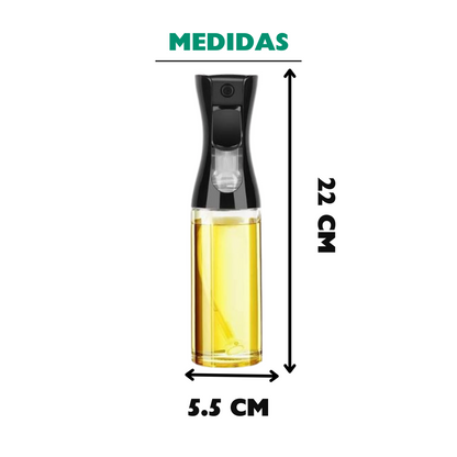 Set Dispensador de Aceite 2 en 1 (Pulverizador + Brocha): Cocina con la cantidad justa