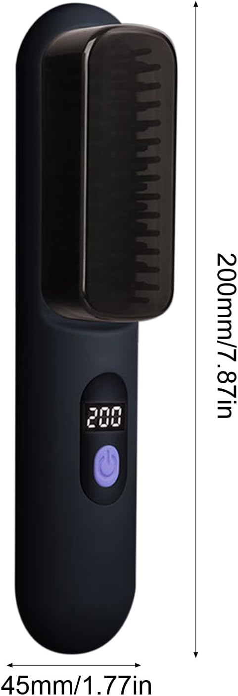Cepillo Inalámbrico Alisador de Pelo – Liso Perfecto sin Cables, Donde Quieras