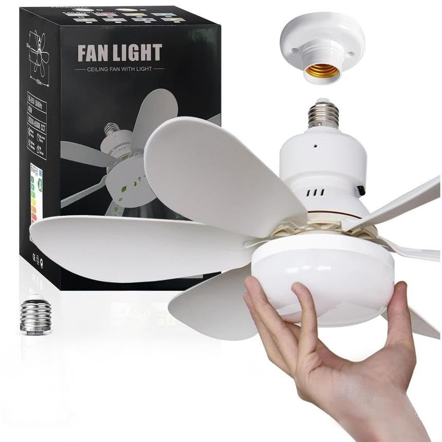Ventilador de Techo LED con Aspas Desmontables y Control Remoto — Frescura Silenciosa y Mantenimiento Sin Esfuerzo