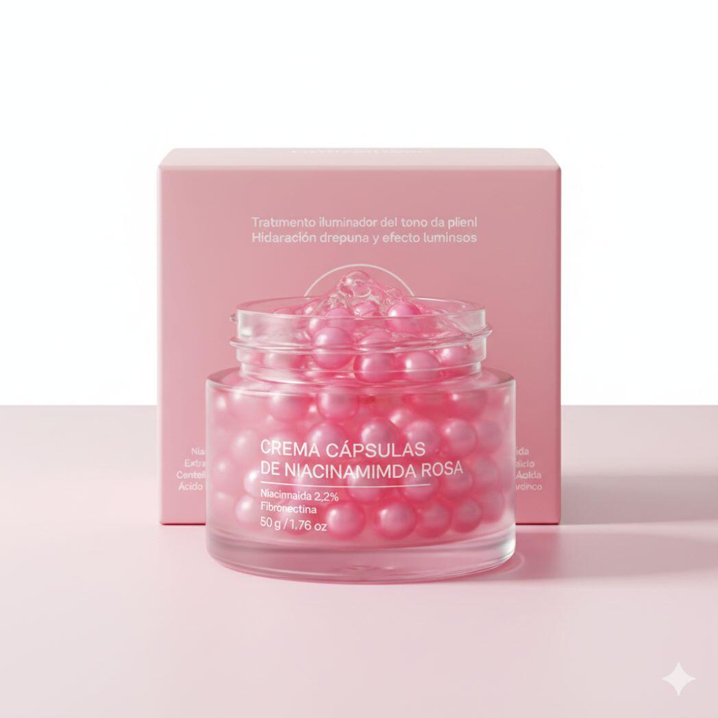 Crema Facial Iluminadora con Niacinamida 2,2% y Péptidos