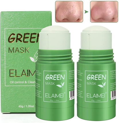 Mascarilla Facial de Té Verde en Barra – Limpieza Profunda, Control de Grasa e Hidratación