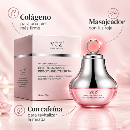 Crema Reafirmante para Cuello y Contorno de Ojos YCZ | Con Cabezal de Masaje y Tecnología LED