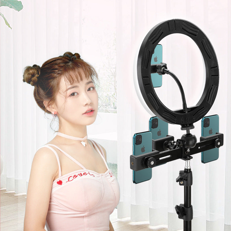 Aro de Luz LED de Escritorio 26 cm – Iluminación Profesional para Videollamadas y Contenido