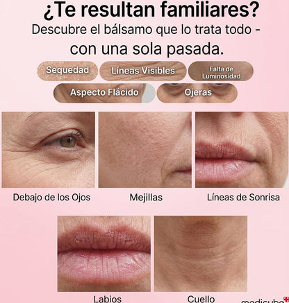 Bálsamo Facial de Colágeno y Péptidos: Hidratación y Apariencia Firme