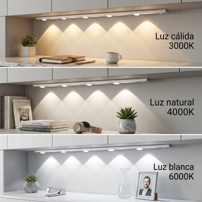 Barra LED Recargable con Sensor de Movimiento e Iluminación Regulable
