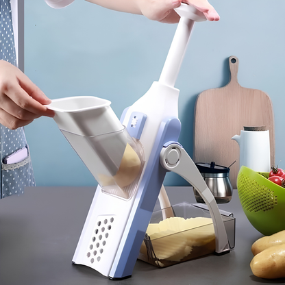 Cortador de Verduras Multifuncional Mandolina Segura con Grosor Regulable