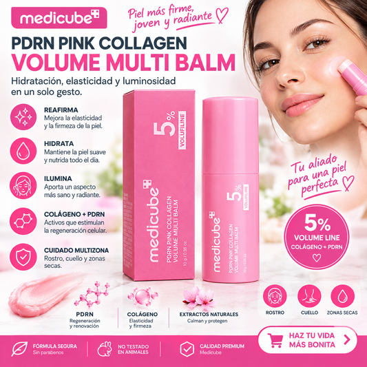 Bálsamo Facial en Barra con Colágeno y Péptidos – Stick Hidratante e Iluminador Multiusos