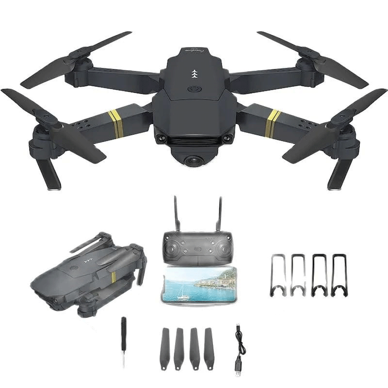 Dron Plegable 4K con Cámara Dual y Modo Headless – Vuelo Estable para Principiantes