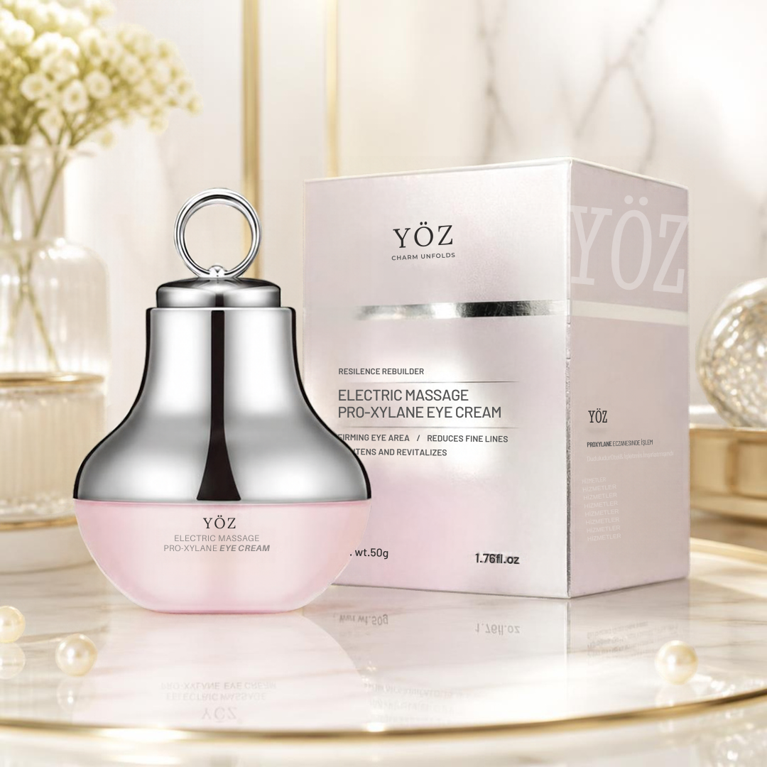 Crema Reafirmante para Cuello y Contorno de Ojos YCZ | Con Cabezal de Masaje y Tecnología LED