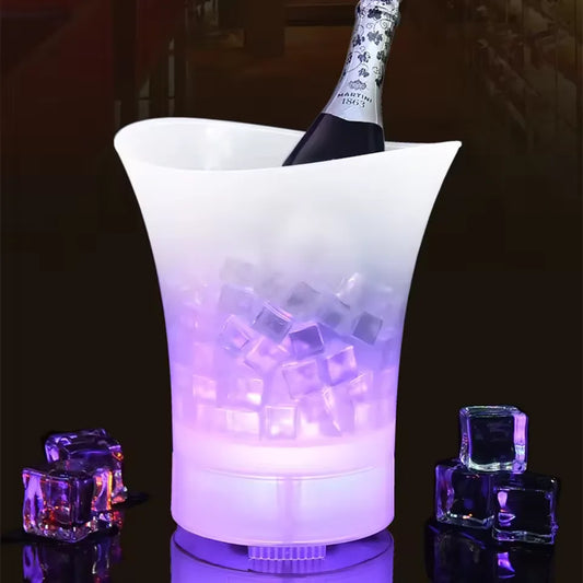 Cubeta de Hielo LED + Altavoz Bluetooth - Con Luces LED
