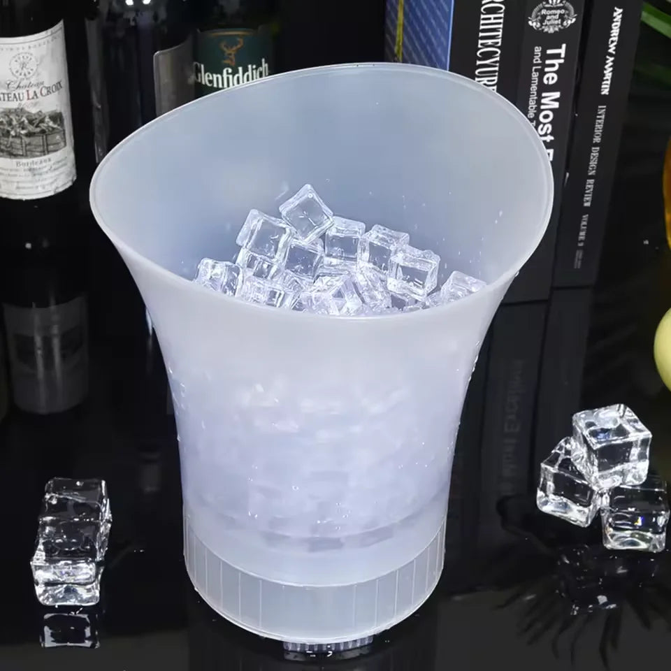 Cubeta de Hielo LED + Altavoz Bluetooth - Con Luces LED