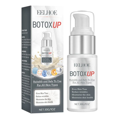 EELHOE BOTOXUP Crema Antiarrrugas Reafirmante Antiedad Facial - Efecto Tensor y Tono Uniforme 30g