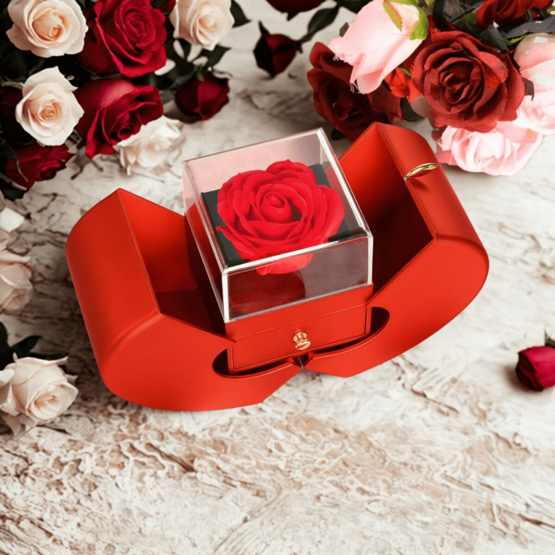 Joyero AppleRose - Rosa Eterna con Cajón Secreto