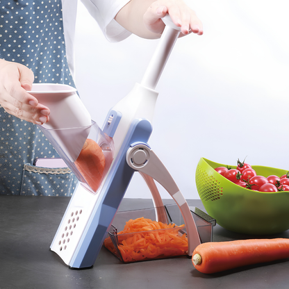 Cortador de Verduras Multifuncional Mandolina Segura con Grosor Regulable