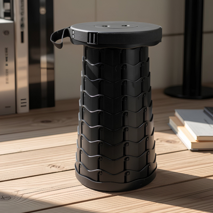 Taburete Telescópico Plegable | Asiento Portátil Ultraligero y Resistente