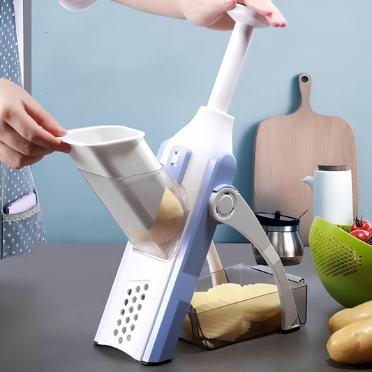 Cortador de Verduras Multifuncional Mandolina Segura con Grosor Regulable