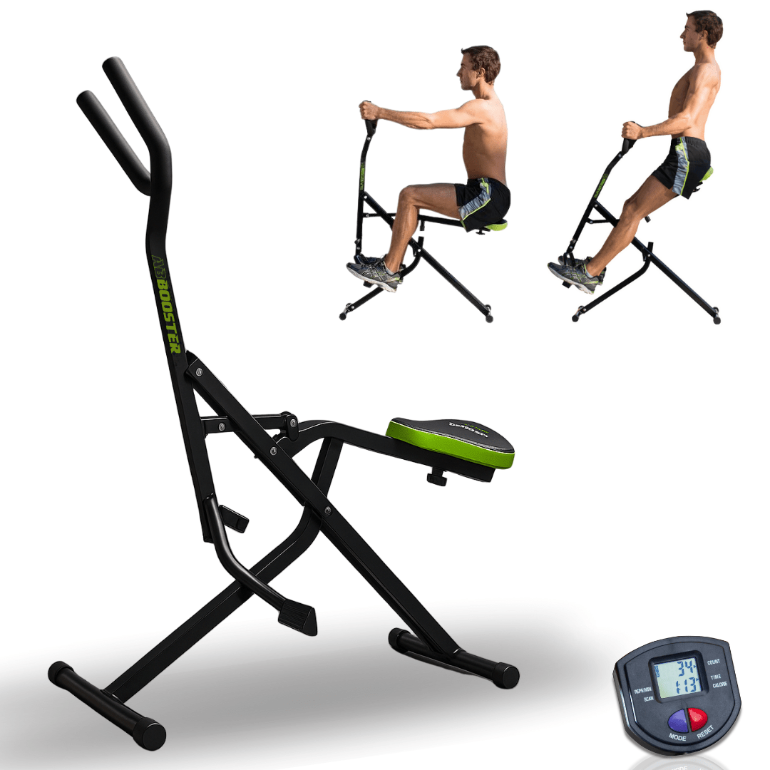 Ab Booster Plus Plegable – Máquina de Cardio y Tonificación para Entrenamiento Completo en Casa