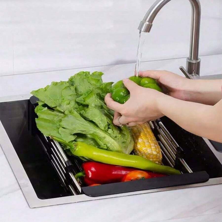 Estantería de cocina retractiles para fregadero