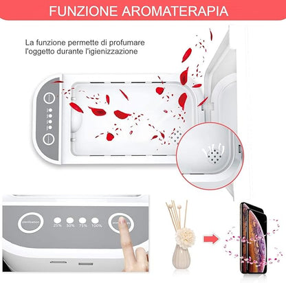 Desinfecta Tu Móvil y Accesorios al Instante con Luz UV | Esterilizador UV Portátil