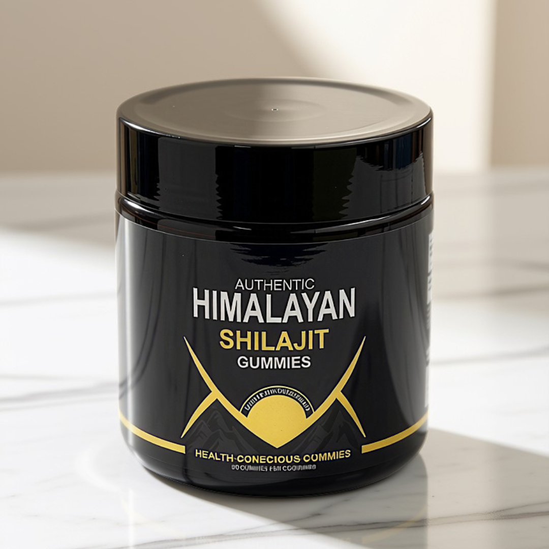 Gominolas de Shilajit Puro del Himalaya – Energía Natural, Enfoque y Vitalidad