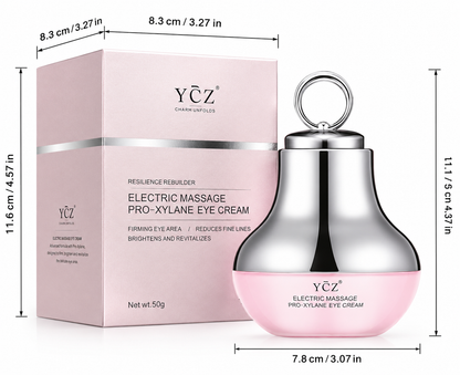 Crema Reafirmante para Cuello y Contorno de Ojos YCZ | Con Cabezal de Masaje y Tecnología LED