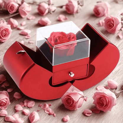 Joyero AppleRose - Rosa Eterna con Cajón Secreto