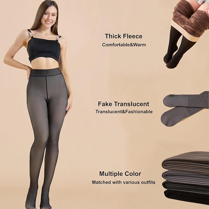 Leggins Térmicos con Forro de Terciopelo