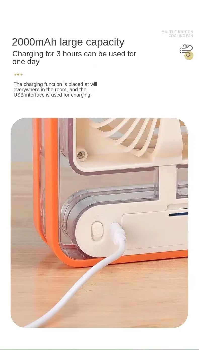 Mini aire acondicionado ventilador